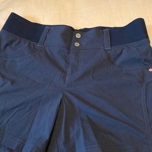 Title Nine Clamber shorts in navy, size 10,